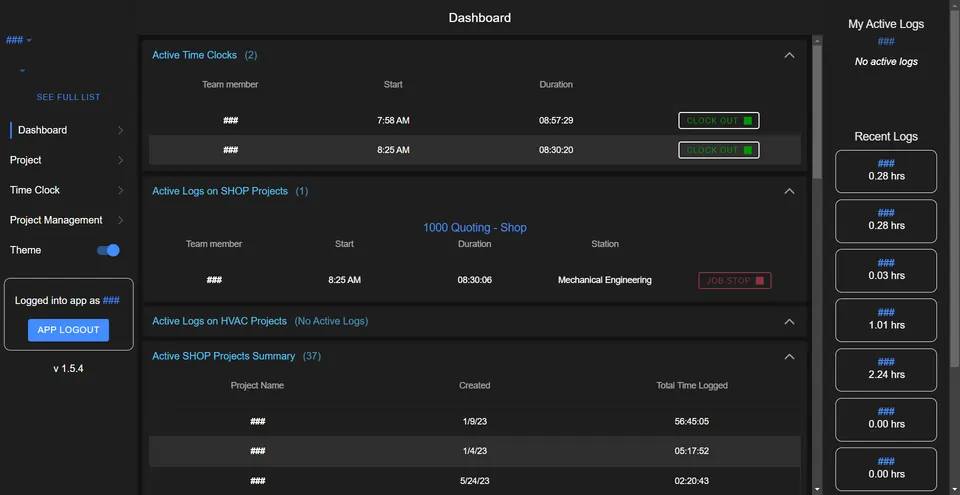 Live-updating rapidly-updating analytics organized by category.